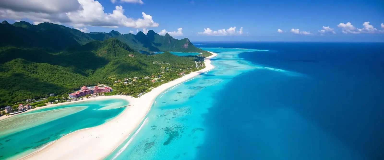 Best Sandals honeymoon resorts in Barbados — aerial Caribbean island view with turquoise water